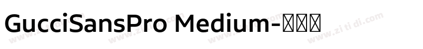 GucciSansPro Medium字体转换